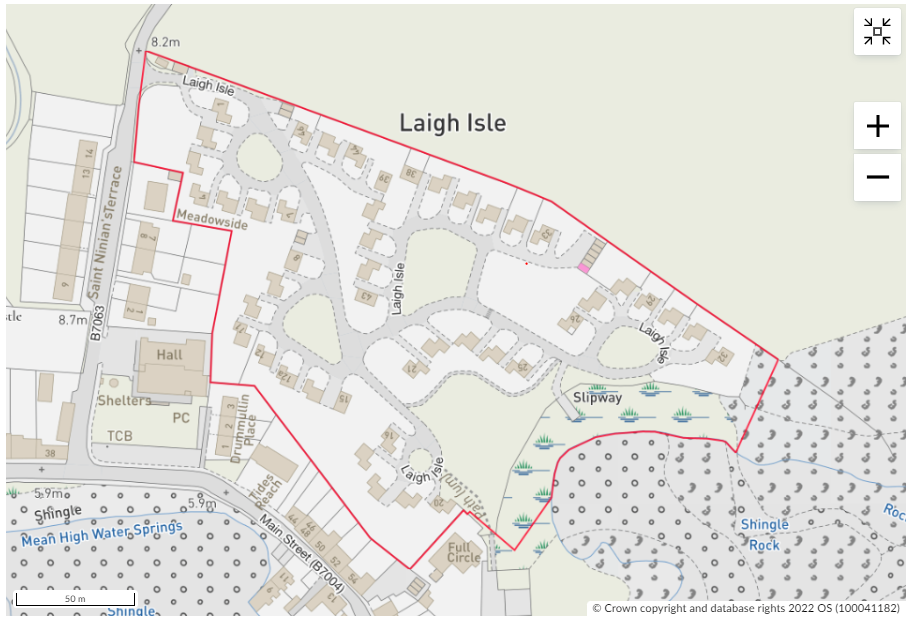 Laigh Isle Site Plan